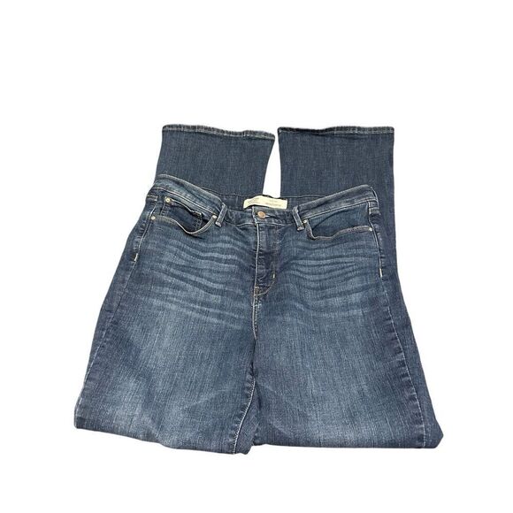 Signature Levi Straus Size 14W Blue Midrise Shaping Bootcut Jeans - Picture 4 of 13